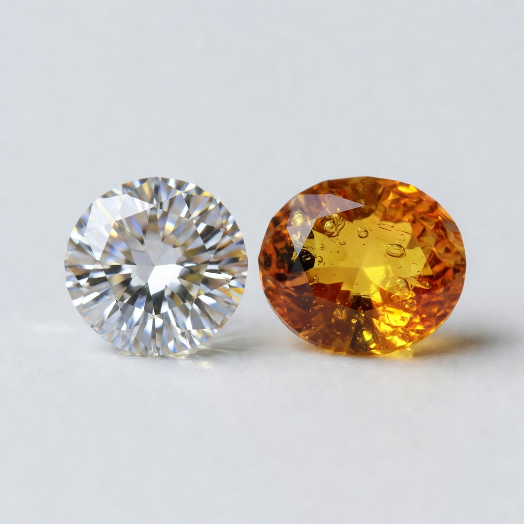 Diamond vs Amber: The Complete Gemstone Comparison