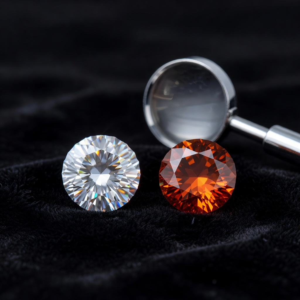 Diamond vs Hessonite Garnet: Complete Buyer's Guide