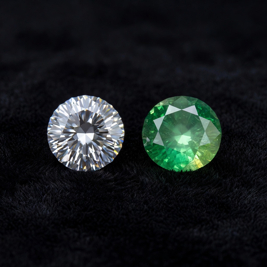 Diamond vs Hiddenite: The Ultimate Green Gem Showdown