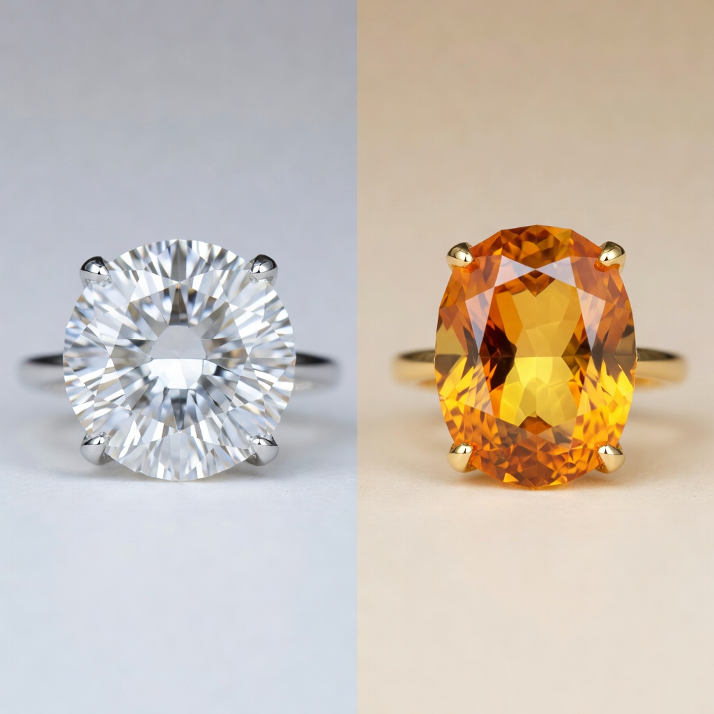 Diamond vs Imperial Topaz: Ultimate Gem Comparison