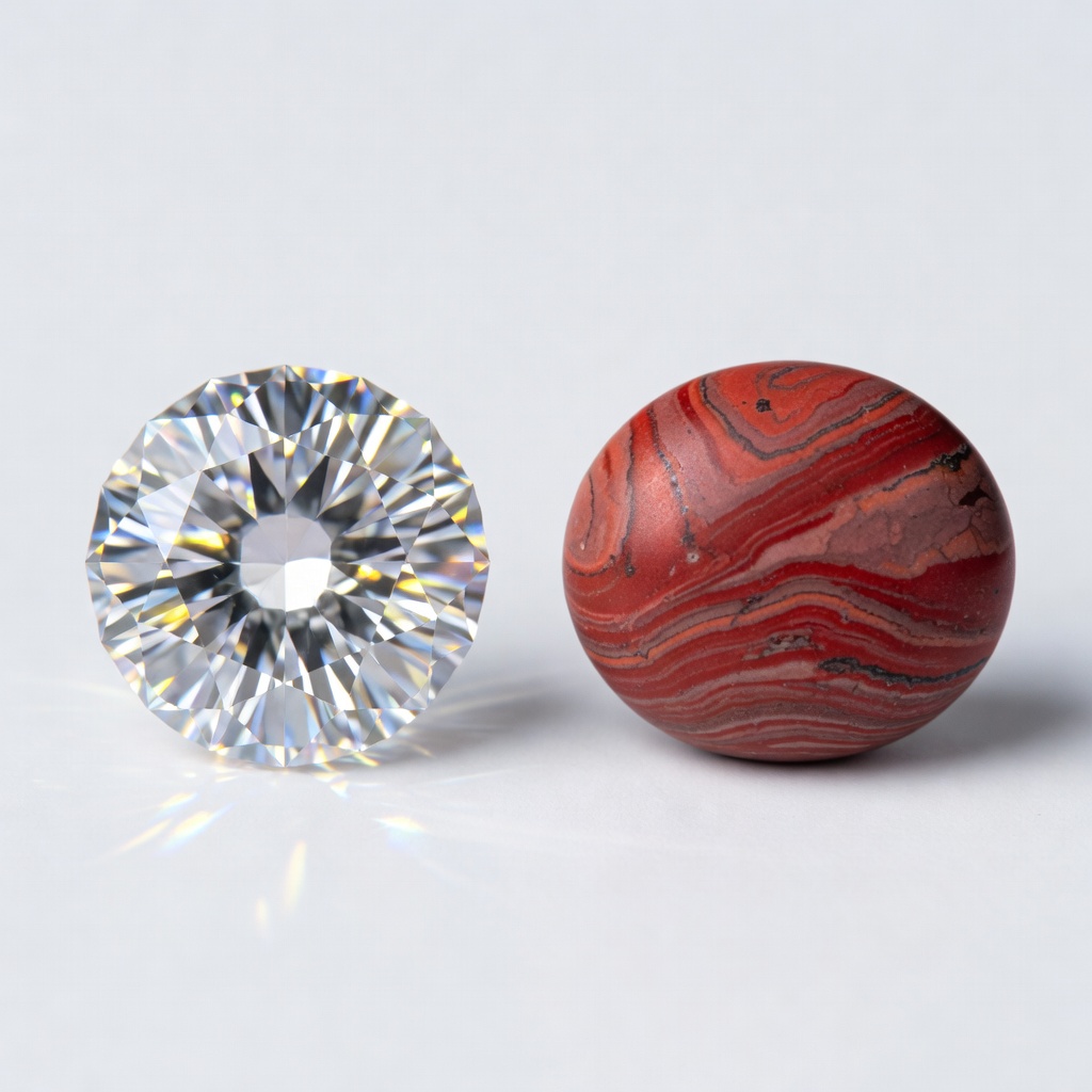 Diamond vs Jasper: Complete Gemstone Comparison Guide