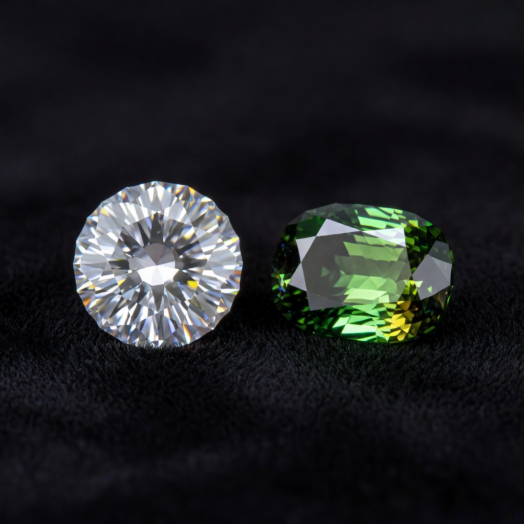 Diamond vs Kornerupine: Rare Gemstone Duel