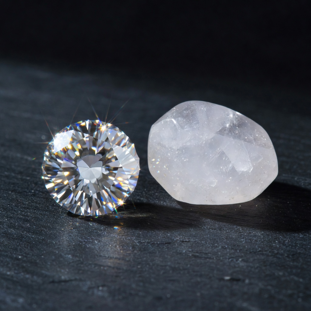 Diamond vs Milky Quartz: Complete Comparison Guide