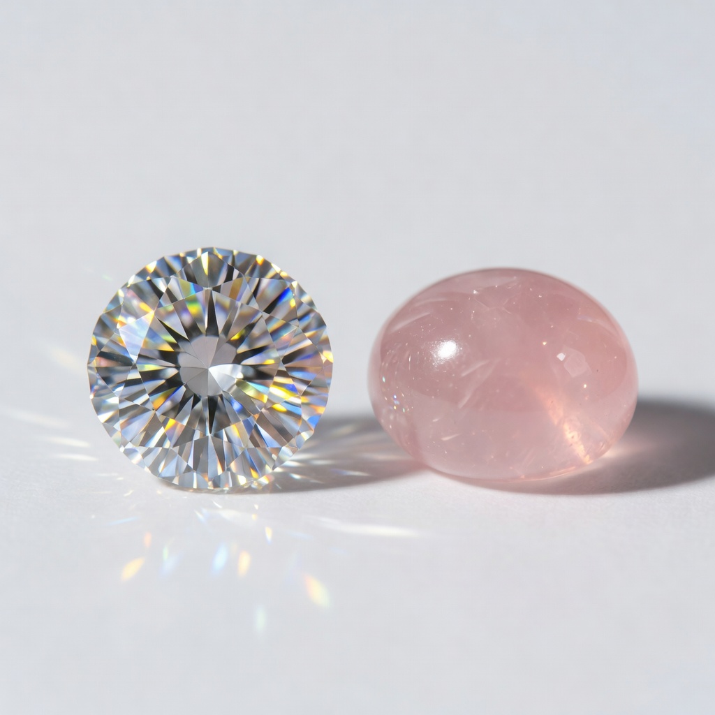 Diamond vs Rose Quartz: Complete Gemstone Guide