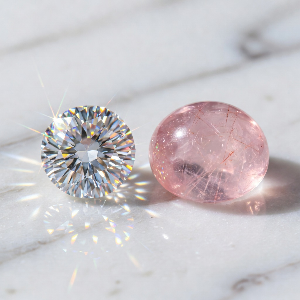 Diamond vs Strawberry Quartz: Complete Comparison Guide