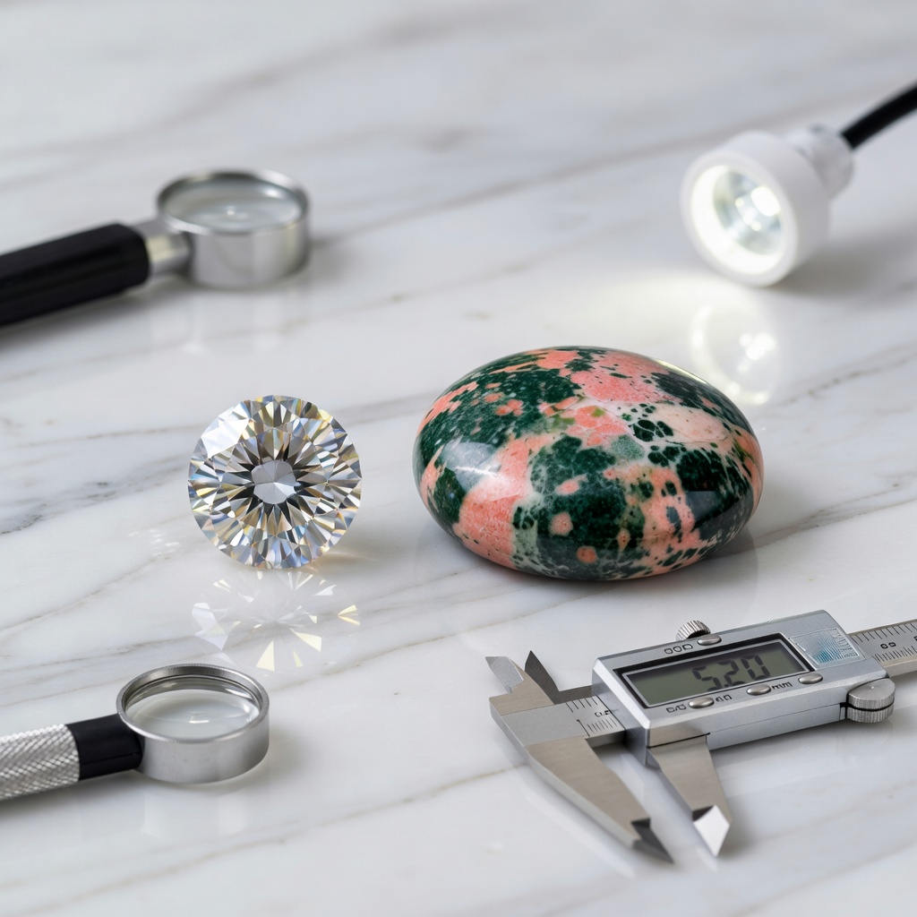 Diamond vs Unakite: Complete Gemstone Comparison