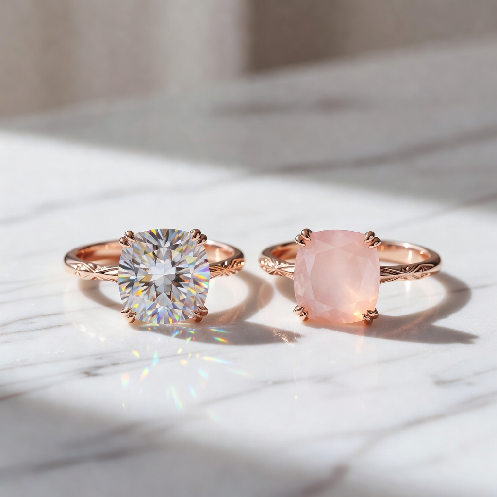 Moissanite vs Morganite: Complete Comparison Guide