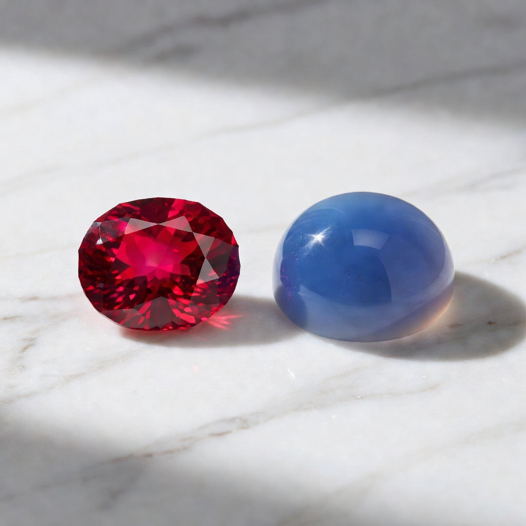 Ruby vs Chalcedony: Complete Gemstone Comparison Guide