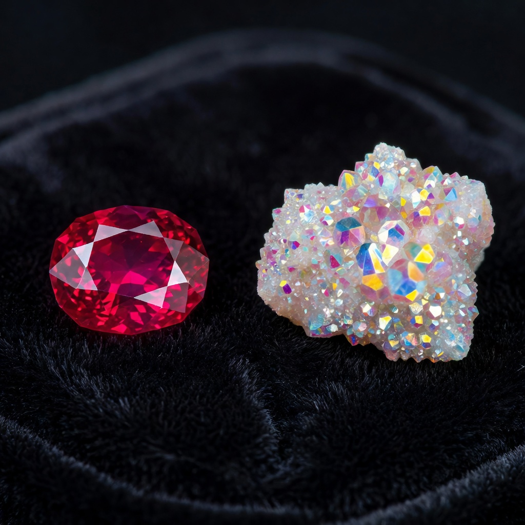 Ruby vs Druzy: Complete Gemstone Comparison Guide