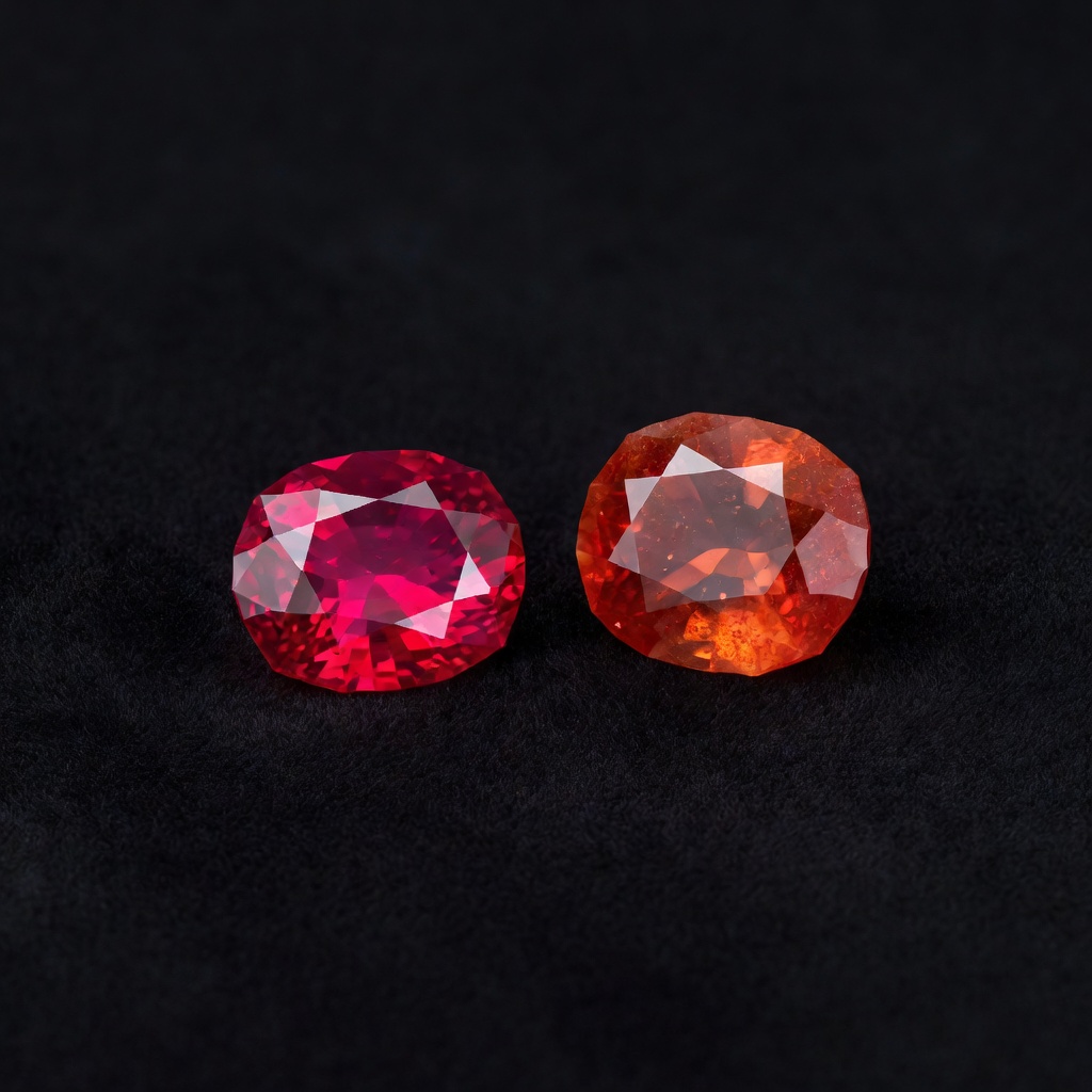Ruby vs Hessonite Garnet: Complete Comparison Guide