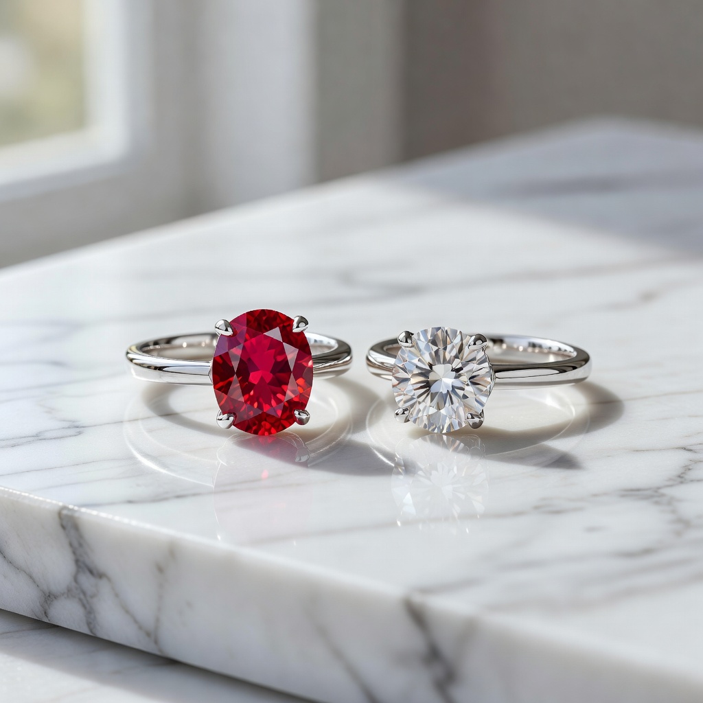 Ruby vs Lab-Created Diamond: Which Gemstone Wins?