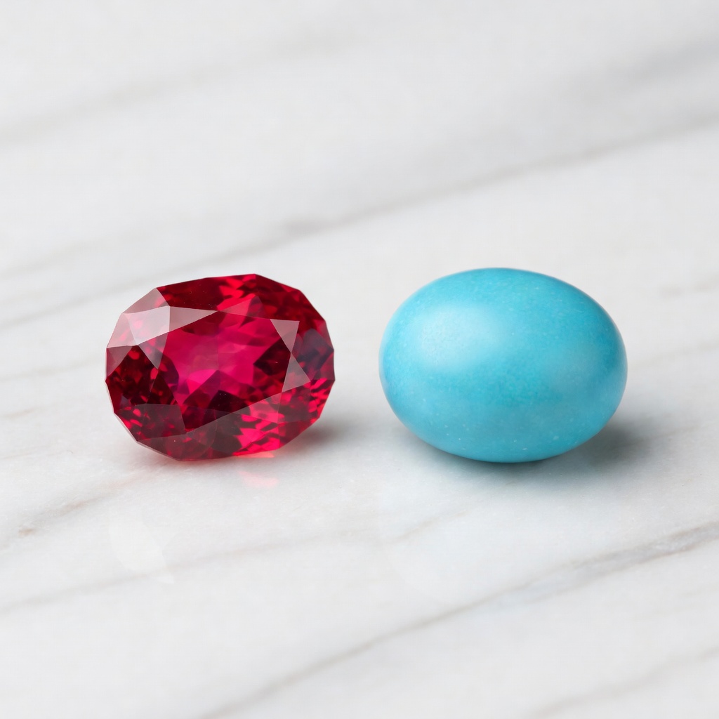 Ruby vs Turquoise: The Ultimate Gemstone Comparison