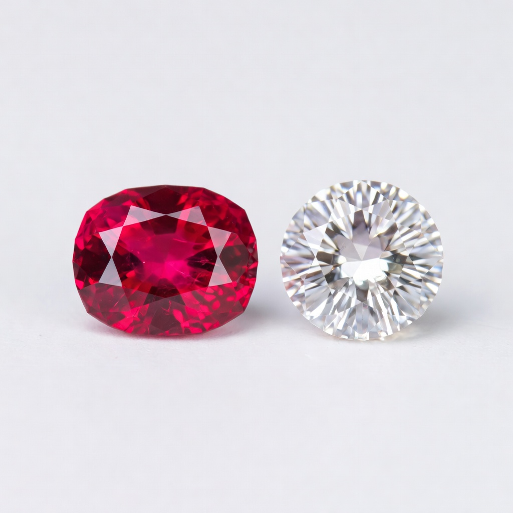 Ruby vs White Topaz: Complete Gemstone Comparison